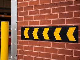 Rubber Wall Guards With Reflectives